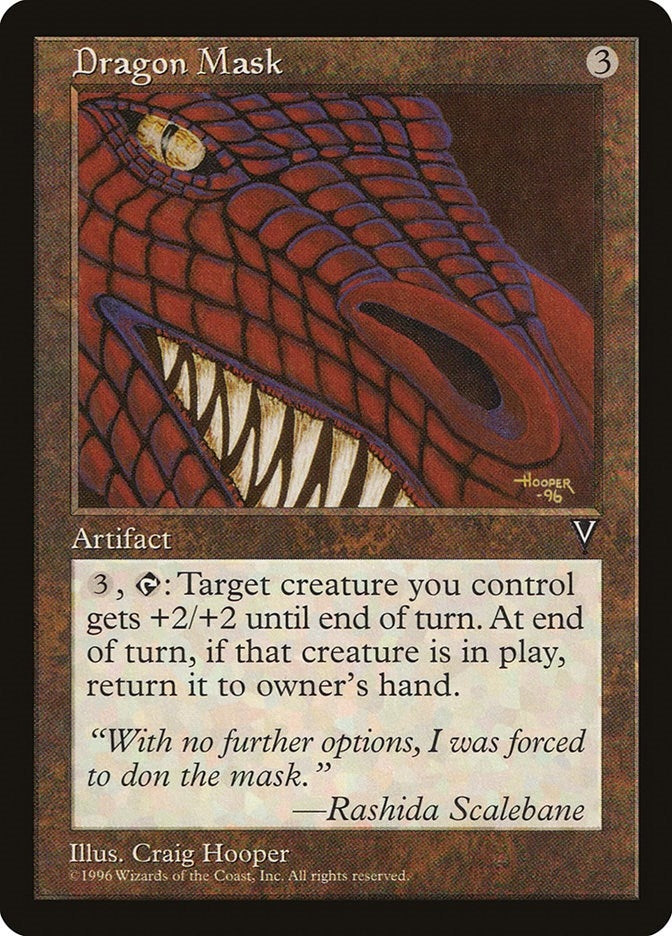Image for Dragon Mask (Visions) - Magic: The Gathering