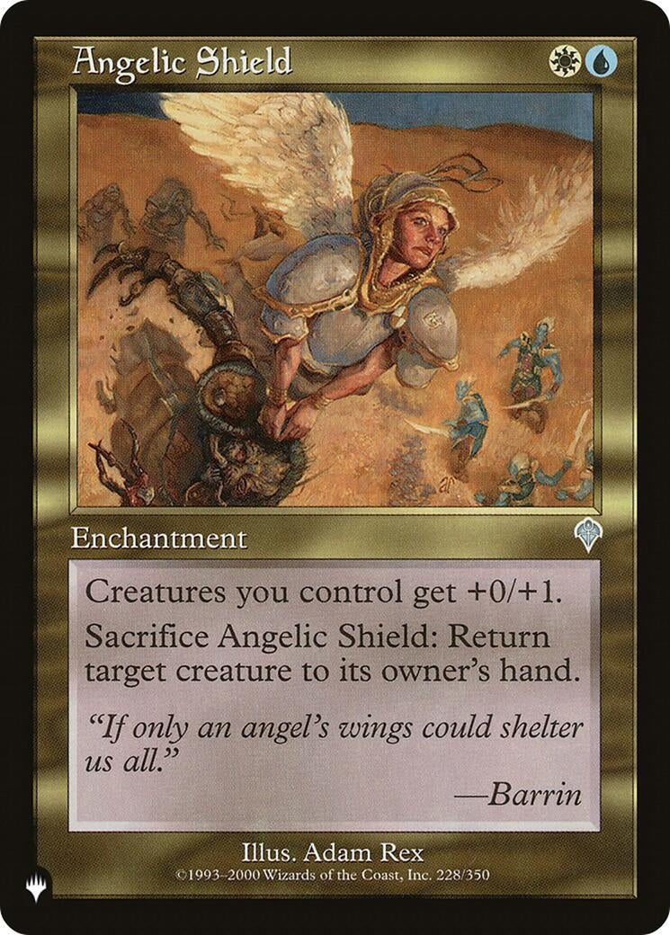 Image for Angelic Shield (The List Reprints) (228/350) - Magic: The Gathering