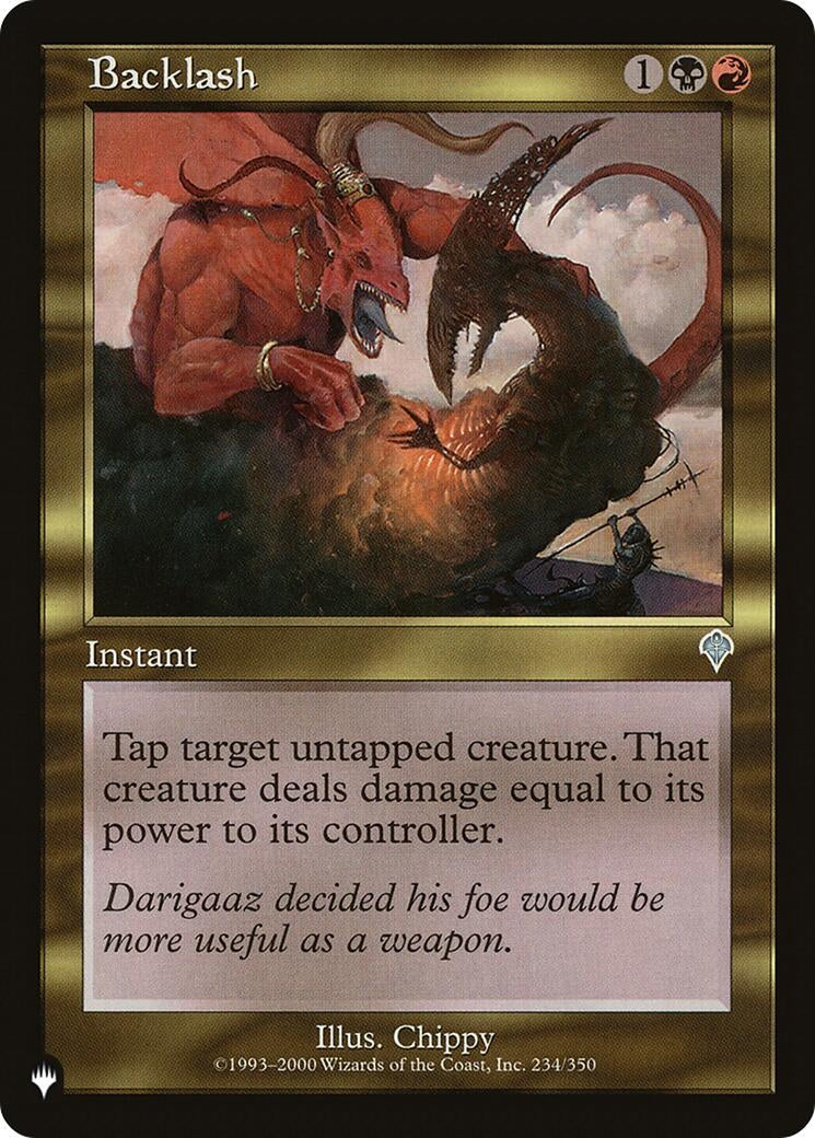 Image for Backlash (The List Reprints) (234/350) - Magic: The Gathering