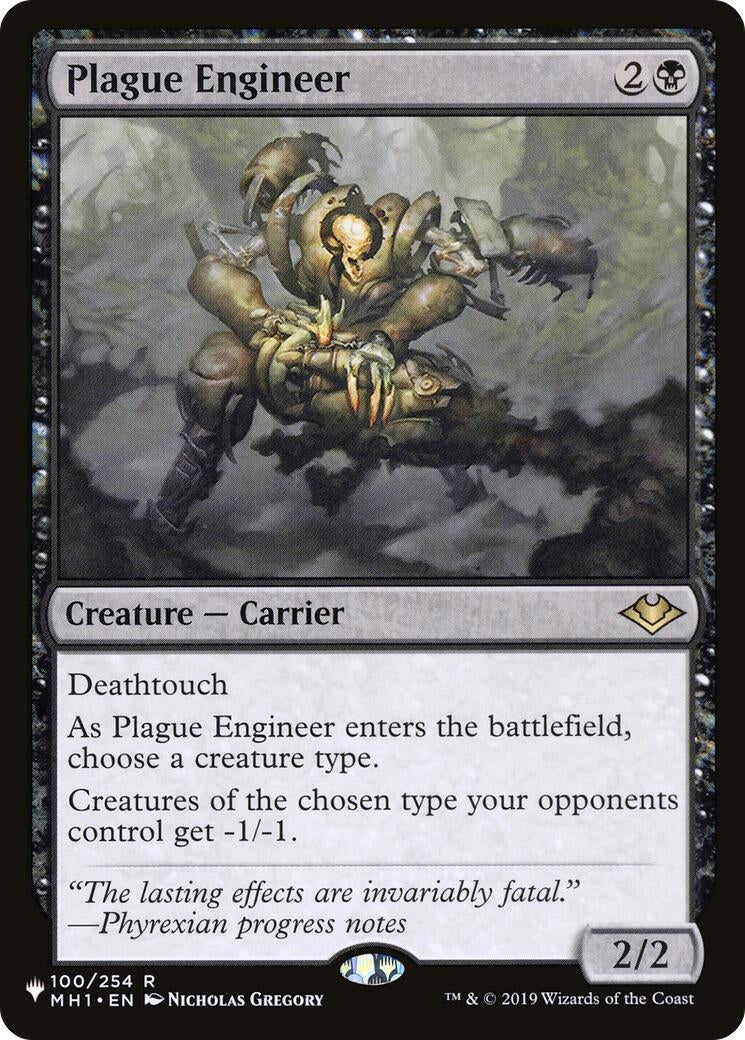Image for Plague Engineer (The List Reprints) (100/254) - Magic: The Gathering