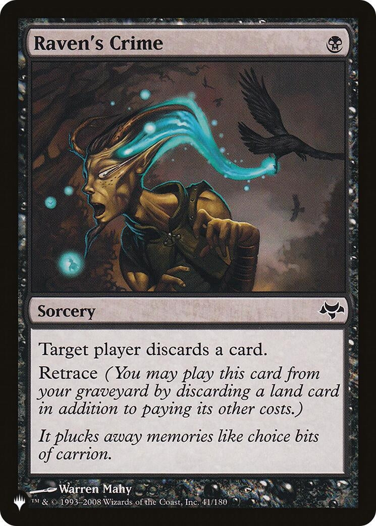 Image for Raven's Crime (The List Reprints) (41/180) - Magic: The Gathering