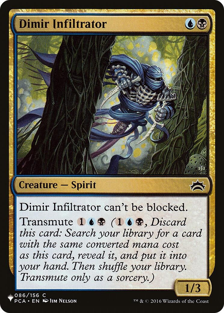 Image for Dimir Infiltrator (The List Reprints) (086/156) - Magic: The Gathering