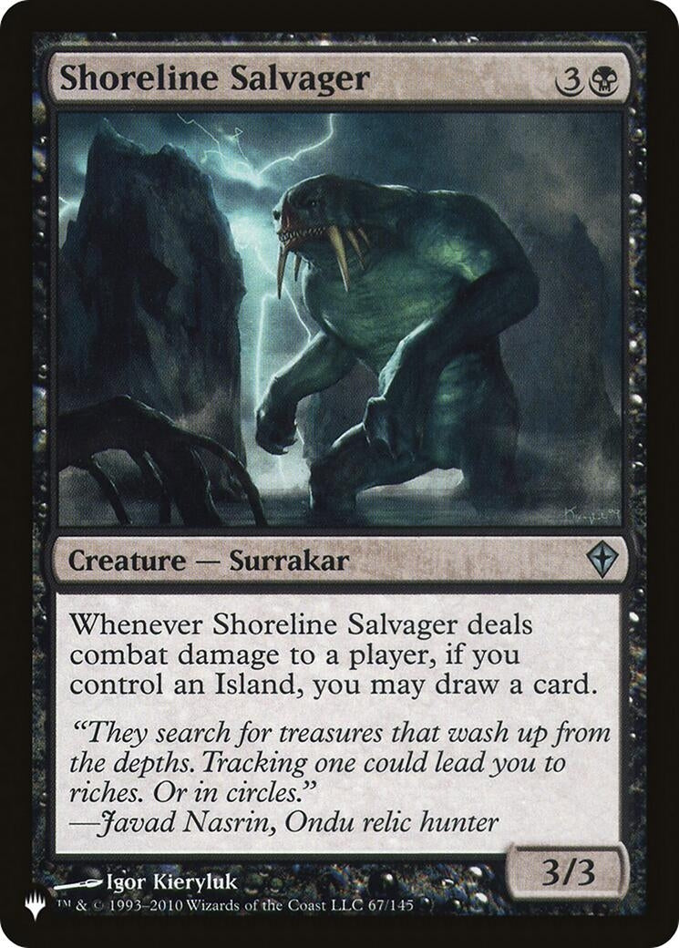 Image for Shoreline Salvager (The List Reprints) (67/145) - Magic: The Gathering