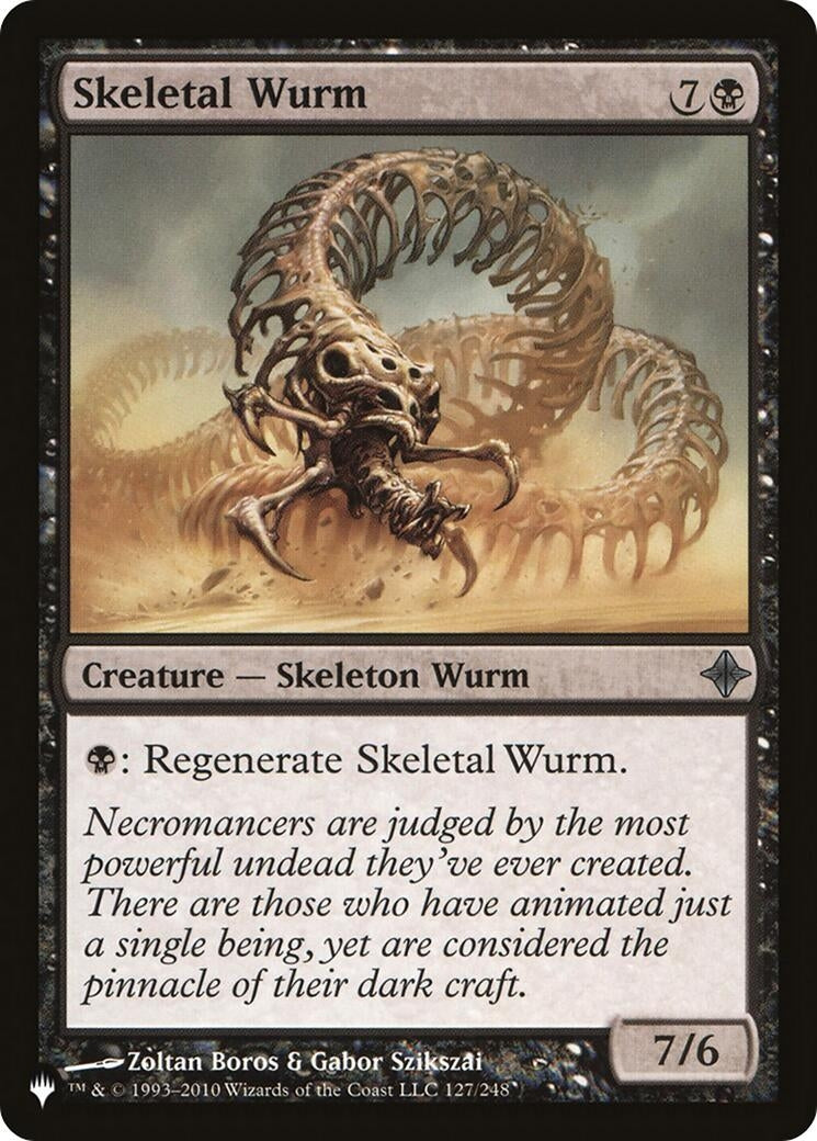 Image for Skeletal Wurm (The List Reprints) (127/248) - Magic: The Gathering