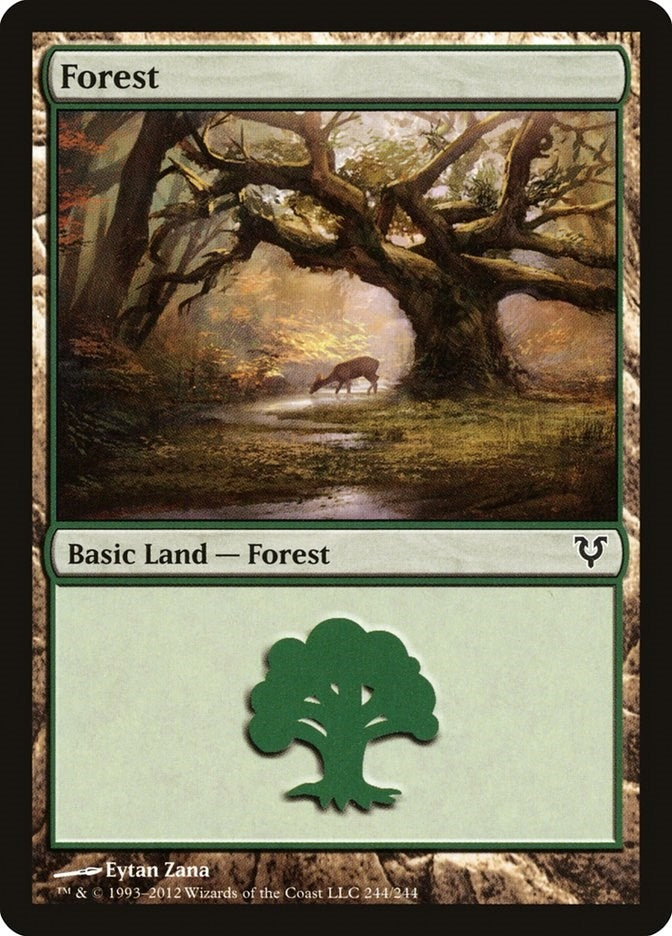 Image for Forest (244) (Avacyn Restored) (244) - Magic: The Gathering