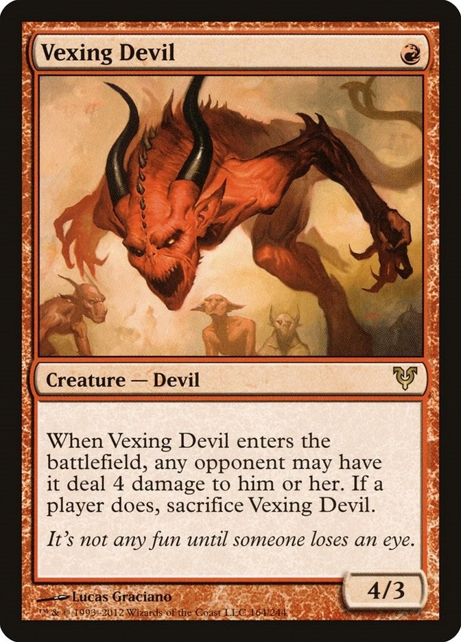 Image for Vexing Devil (Avacyn Restored) (164) - Magic: The Gathering