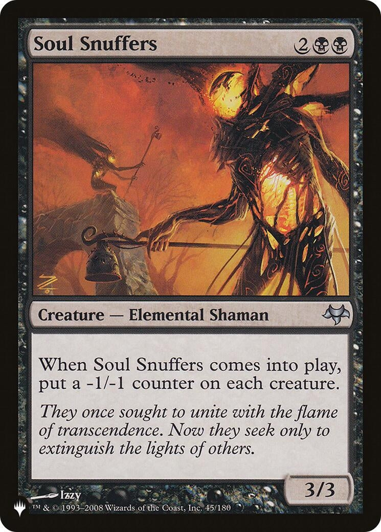 Image for Soul Snuffers (The List Reprints) (45/180) - Magic: The Gathering