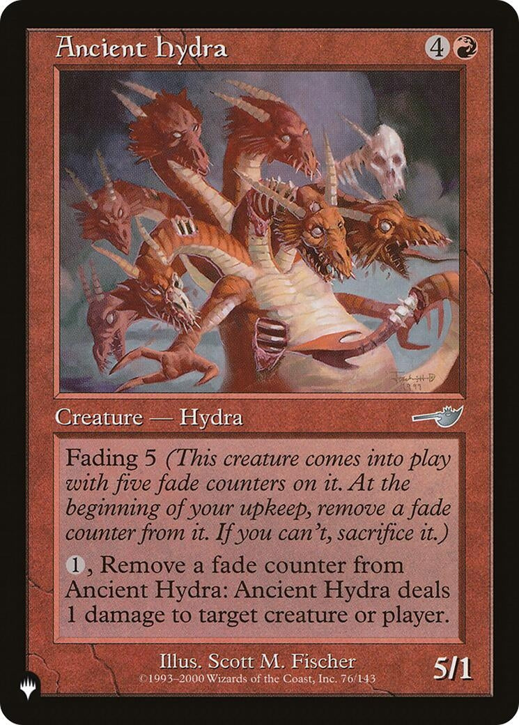 Image for Ancient Hydra (The List Reprints) (76/143) - Magic: The Gathering