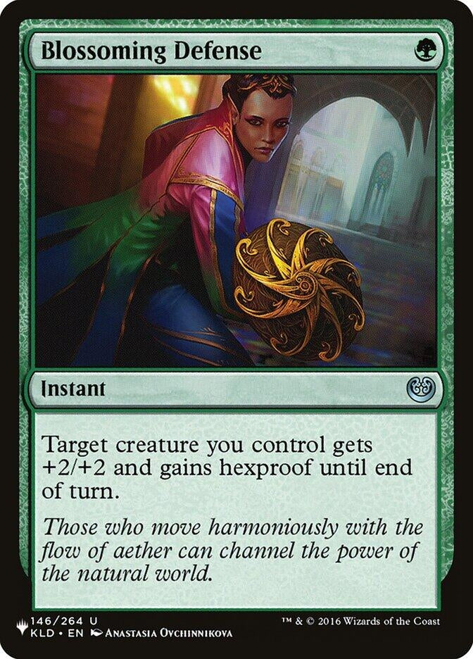 Image for Blossoming Defense (The List Reprints) (146/264) - Magic: The Gathering