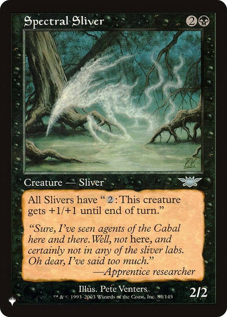 Image for Spectral Sliver (The List Reprints) (83/145) - Magic: The Gathering