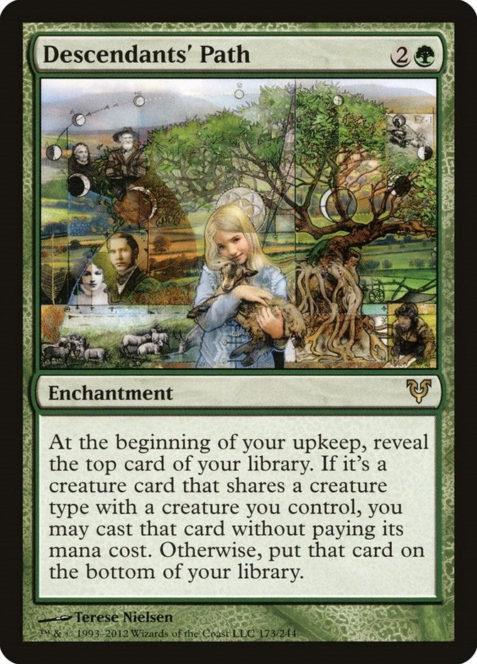 Image for Descendants' Path (Avacyn Restored) (173) - Magic: The Gathering