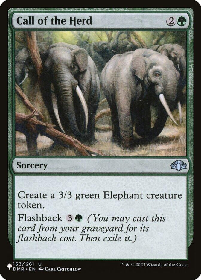 Image for Call of the Herd (The List Reprints) (153/261) - Magic: The Gathering