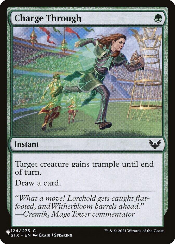 Image for Charge Through (The List Reprints) (124/275) - Magic: The Gathering