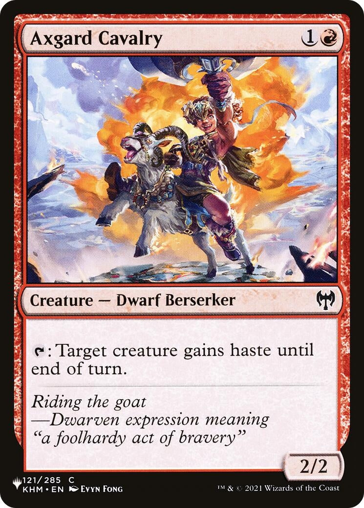 Image for Axgard Cavalry (The List Reprints) (121/285) - Magic: The Gathering