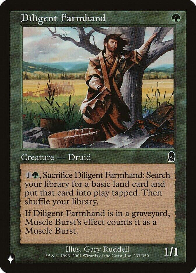 Image for Diligent Farmhand (The List Reprints) (237/350) - Magic: The Gathering