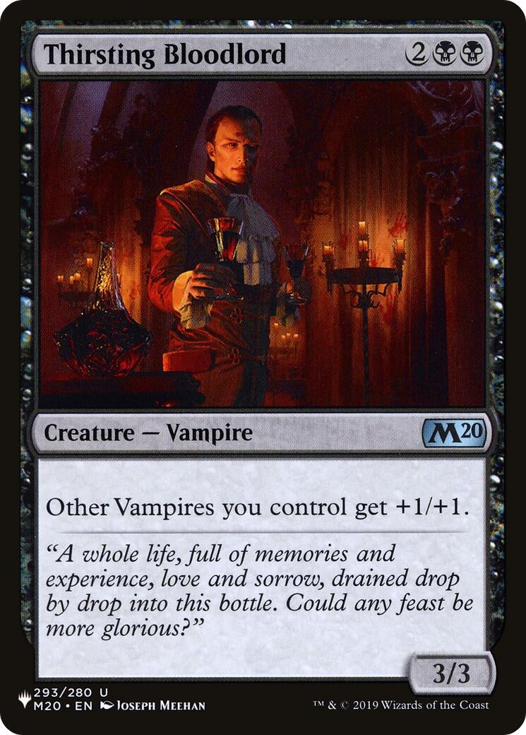 Image for Thirsting Bloodlord (The List Reprints) (293/280) - Magic: The Gathering