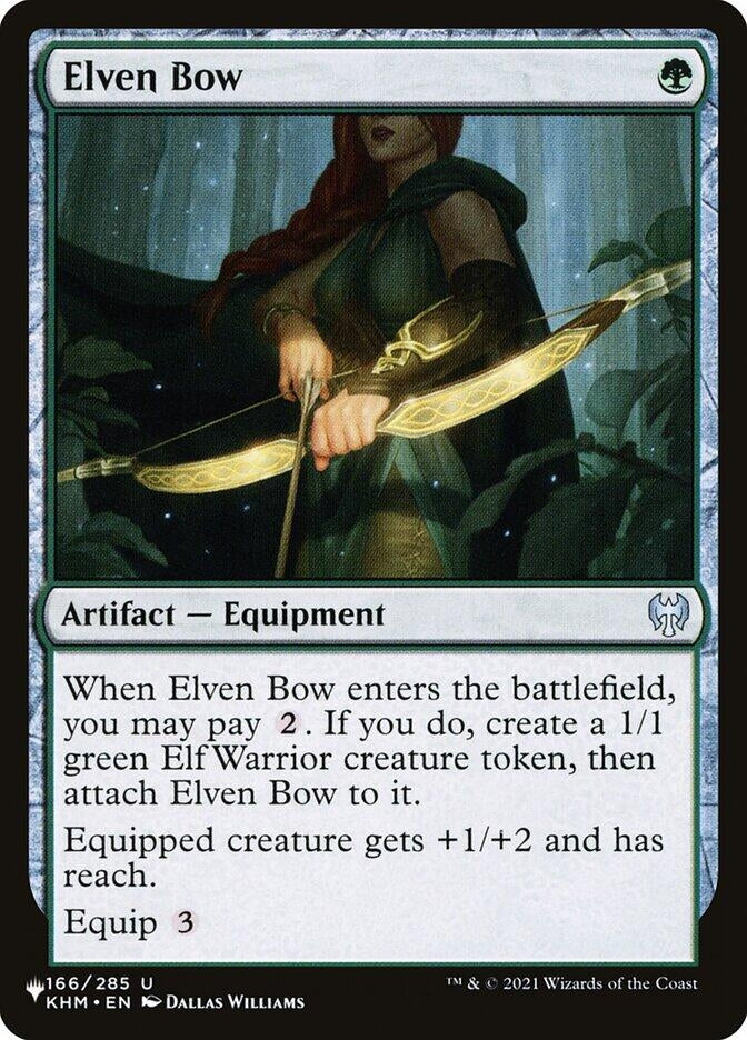 Image for Elven Bow (The List Reprints) (166/285) - Magic: The Gathering