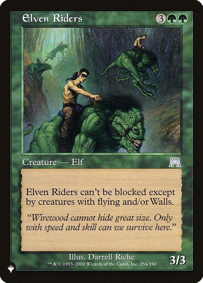 Image for Elven Riders (The List Reprints) (254/350) - Magic: The Gathering