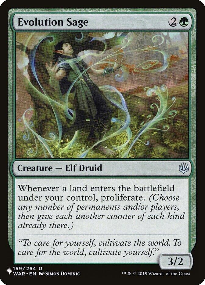 Image for Evolution Sage (The List Reprints) (159/264) - Magic: The Gathering