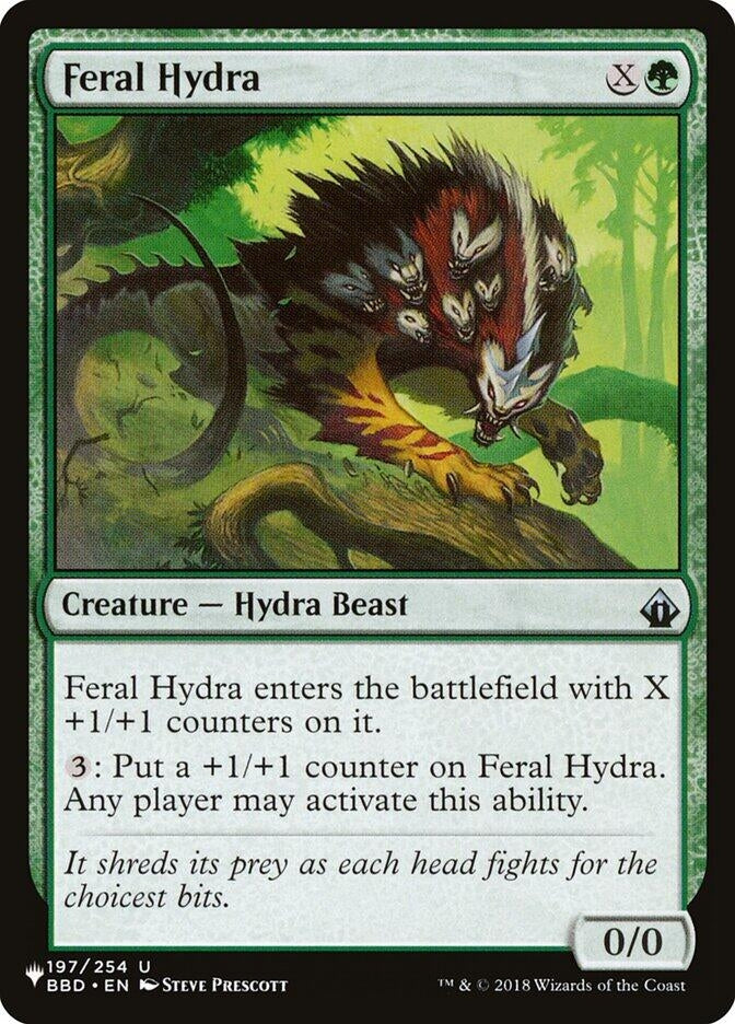Image for Feral Hydra (The List Reprints) (197/254) - Magic: The Gathering