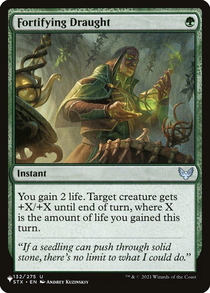 Image for Fortifying Draught (The List Reprints) (132/275) - Magic: The Gathering