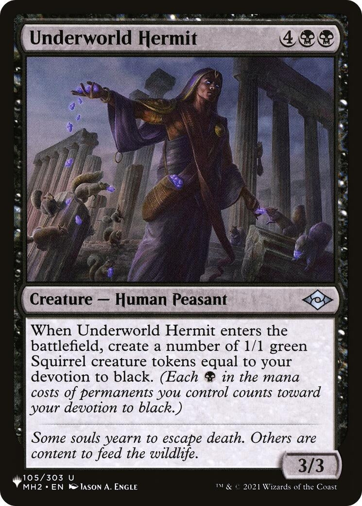Image for Underworld Hermit (The List Reprints) (105/303) - Magic: The Gathering