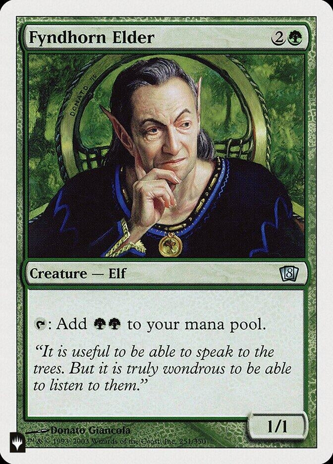 Image for Fyndhorn Elder (The List Reprints) (251/350) - Magic: The Gathering