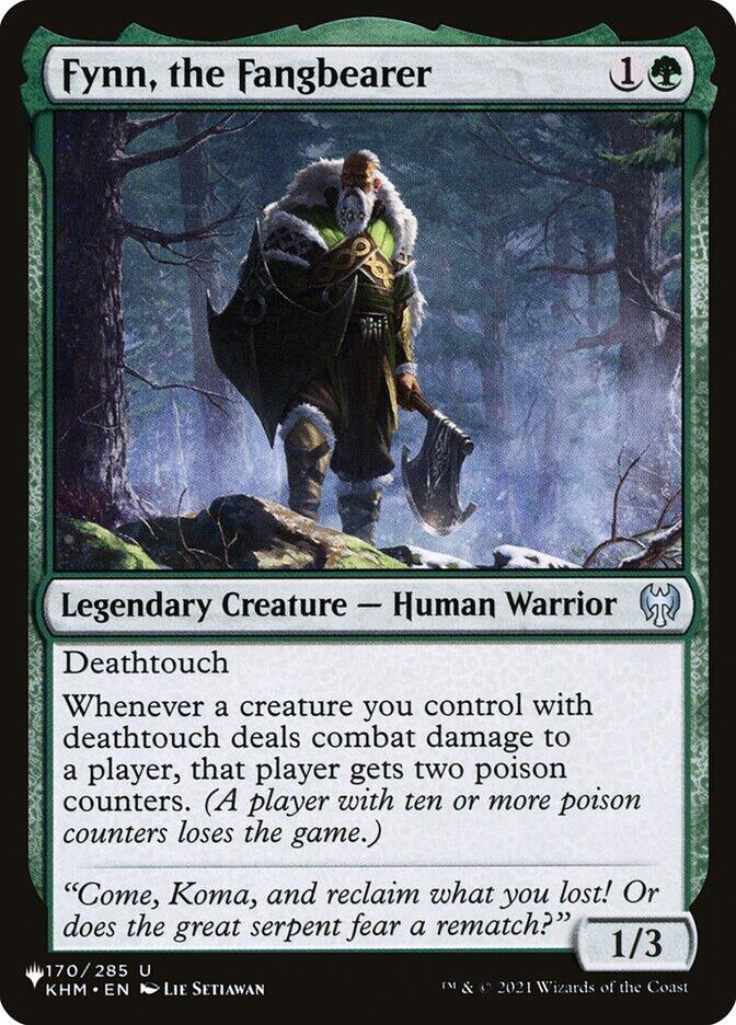 Image for Fynn, the Fangbearer (The List Reprints) (170/285) - Magic: The Gathering