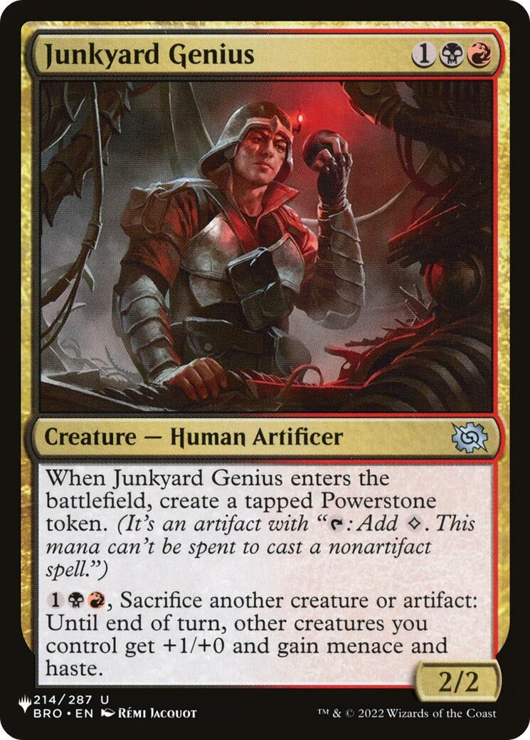 Image for Junkyard Genius (The List Reprints) (214/012) - Magic: The Gathering