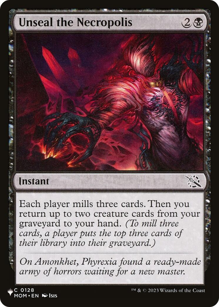 Image for Unseal the Necropolis (The List Reprints) (0128) - Magic: The Gathering