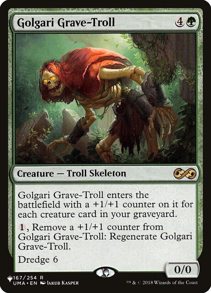 Image for Golgari Grave-Troll (The List Reprints) (167/254) - Magic: The Gathering