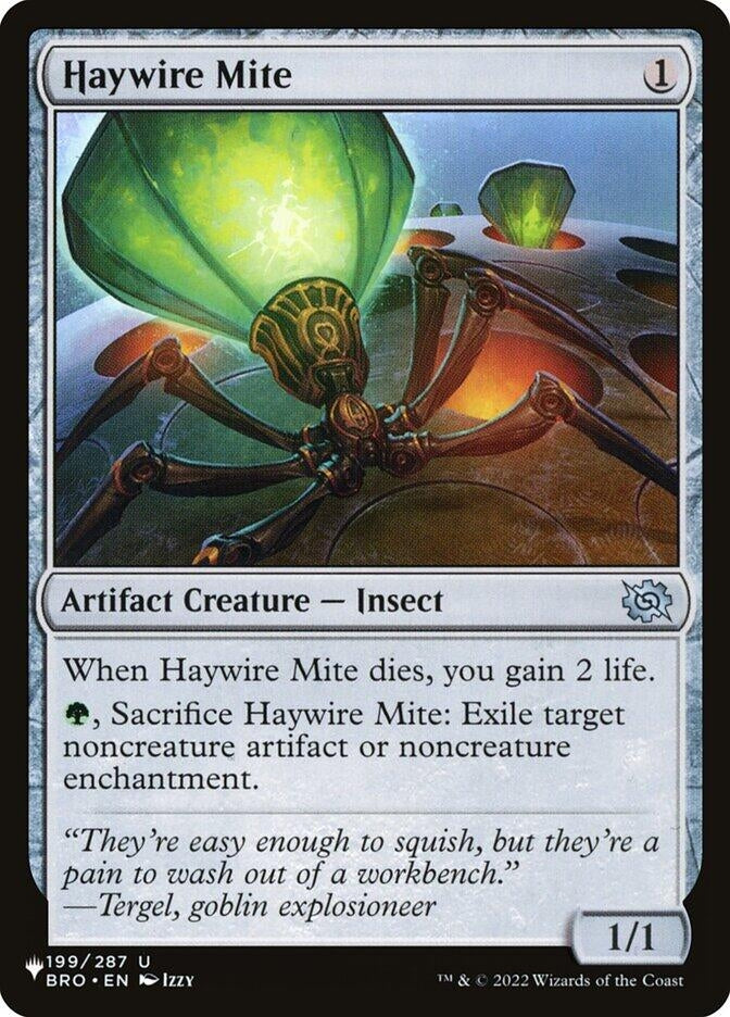 Image for Haywire Mite (The List Reprints) (199/012) - Magic: The Gathering