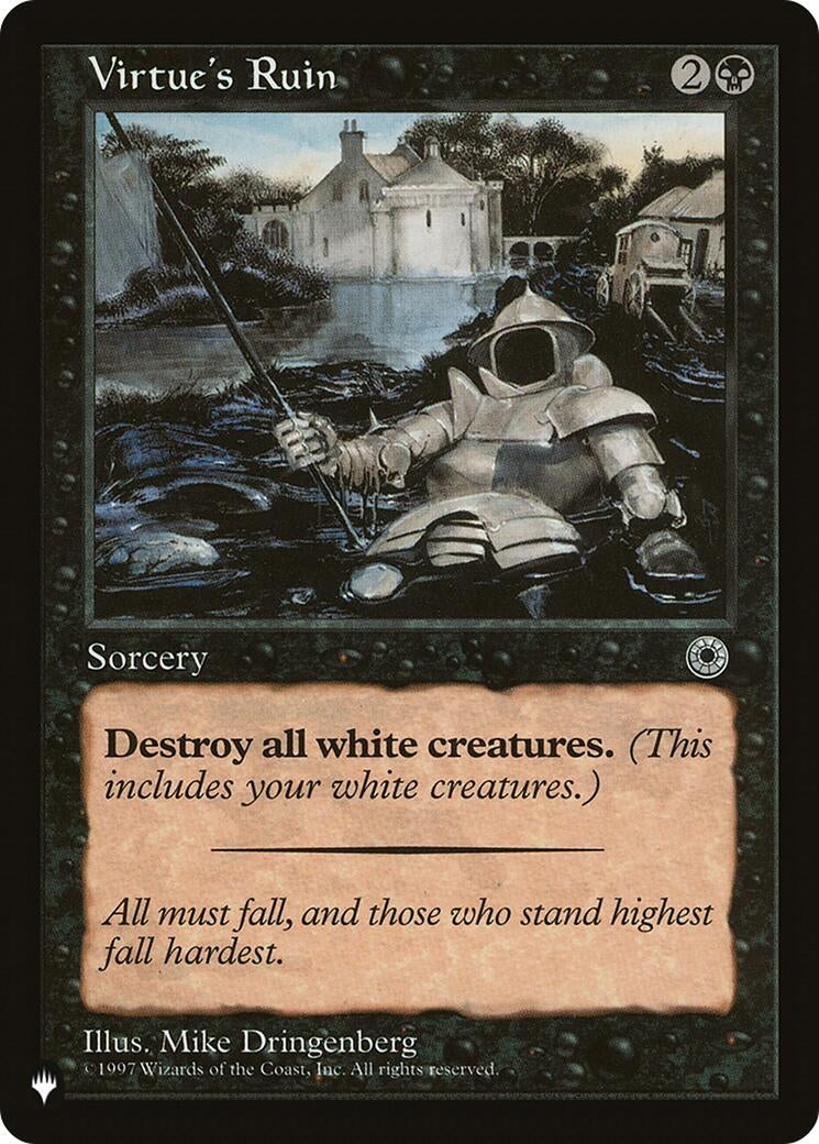 Image for Virtue's Ruin (The List Reprints) - Magic: The Gathering