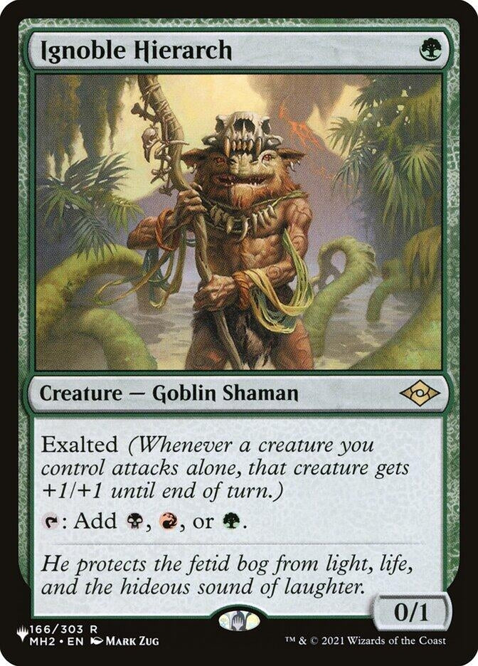 Image for Ignoble Hierarch (The List Reprints) (166/303) - Magic: The Gathering