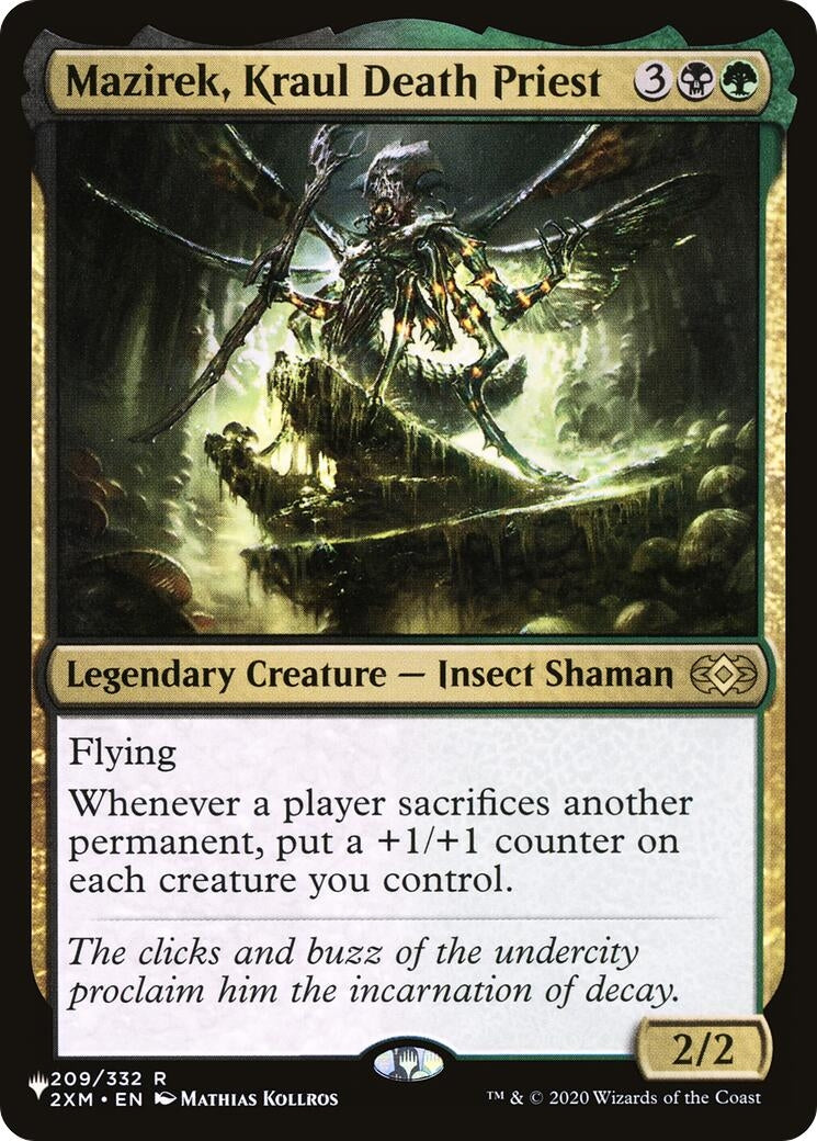 Image for Mazirek, Kraul Death Priest (The List Reprints) (209/332) - Magic: The Gathering