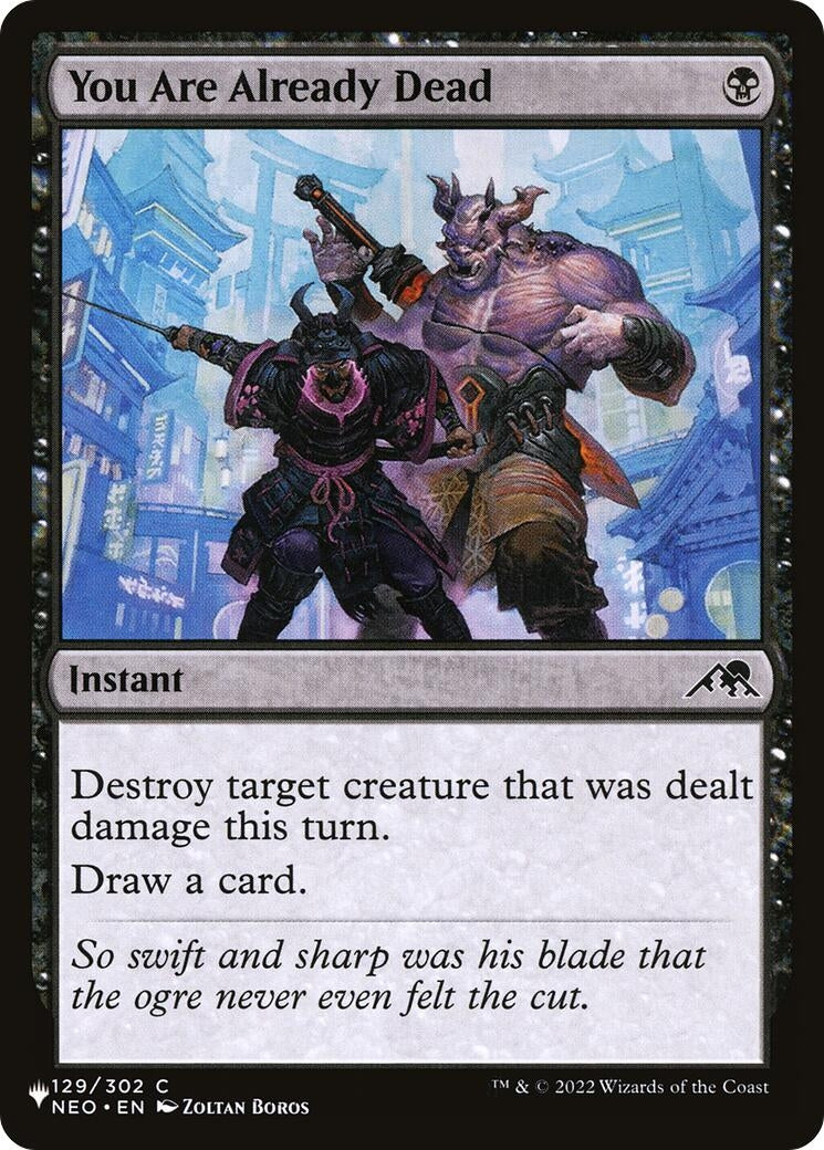 Image for You Are Already Dead (The List Reprints) (129/302) - Magic: The Gathering