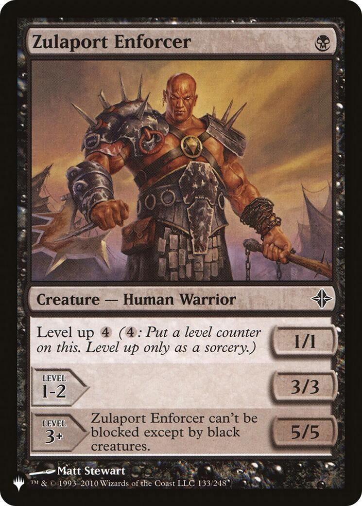 Image for Zulaport Enforcer (The List Reprints) (133/248) - Magic: The Gathering