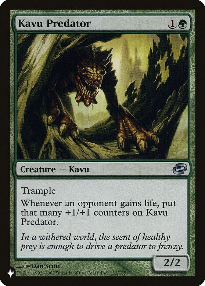 Image for Kavu Predator (The List Reprints) (132/165) - Magic: The Gathering
