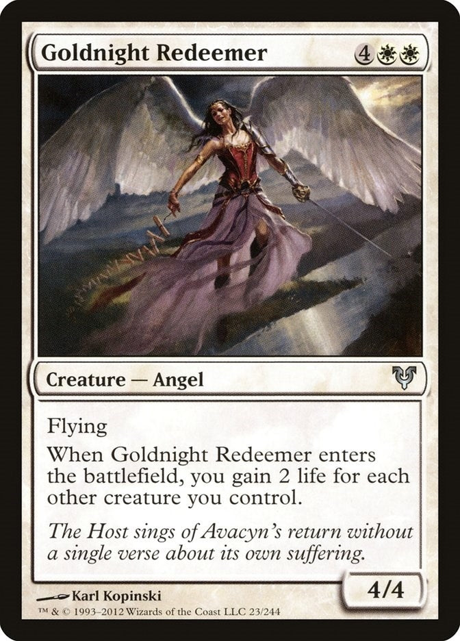 Image for Goldnight Redeemer (Avacyn Restored) (23) - Magic: The Gathering