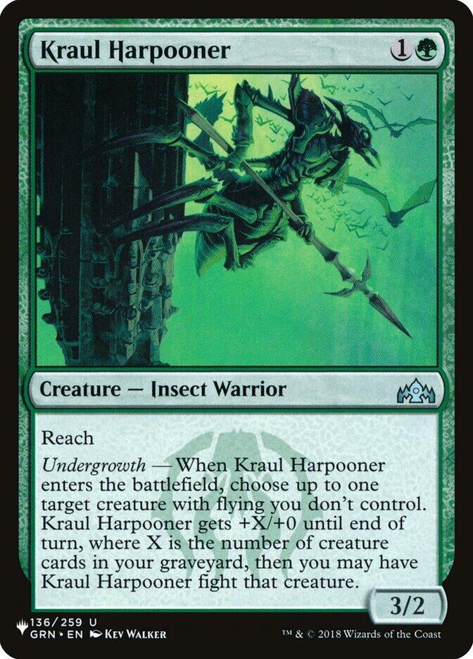 Image for Kraul Harpooner (The List Reprints) (136/259) - Magic: The Gathering