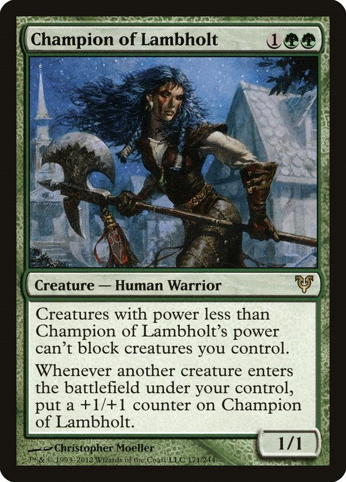 Image for Champion of Lambholt (Avacyn Restored) (171) - Magic: The Gathering