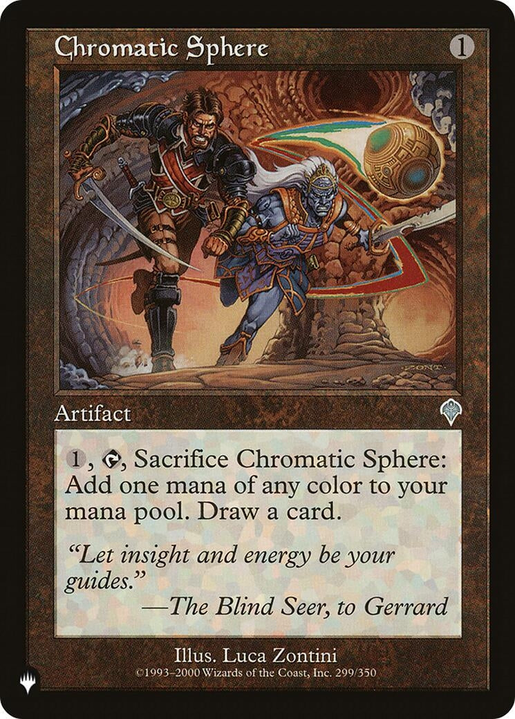 Image for Chromatic Sphere (The List Reprints) (299/350) - Magic: The Gathering