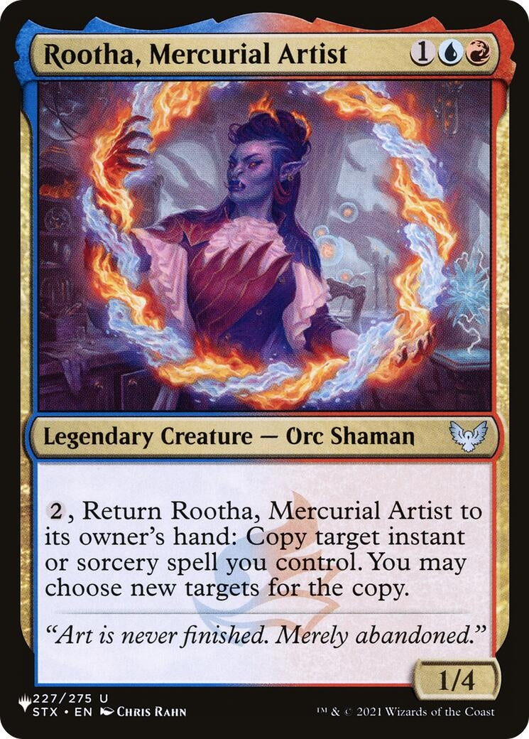 Image for Rootha, Mercurial Artist (The List Reprints) (227/275) - Magic: The Gathering