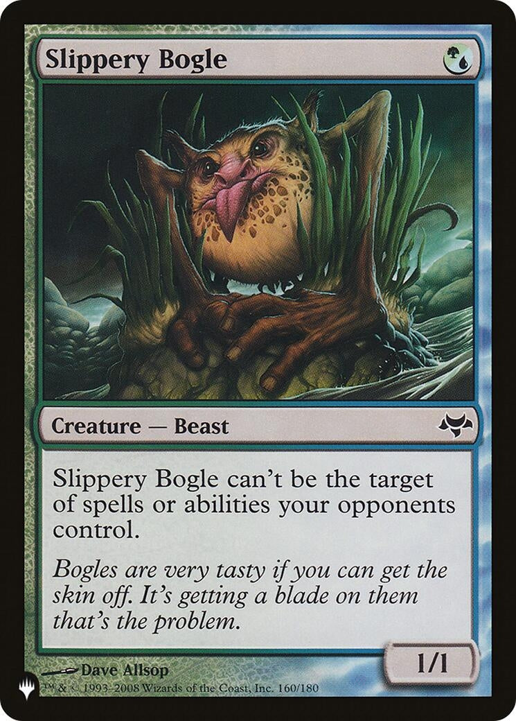 Image for Slippery Bogle (The List Reprints) (160/180) - Magic: The Gathering