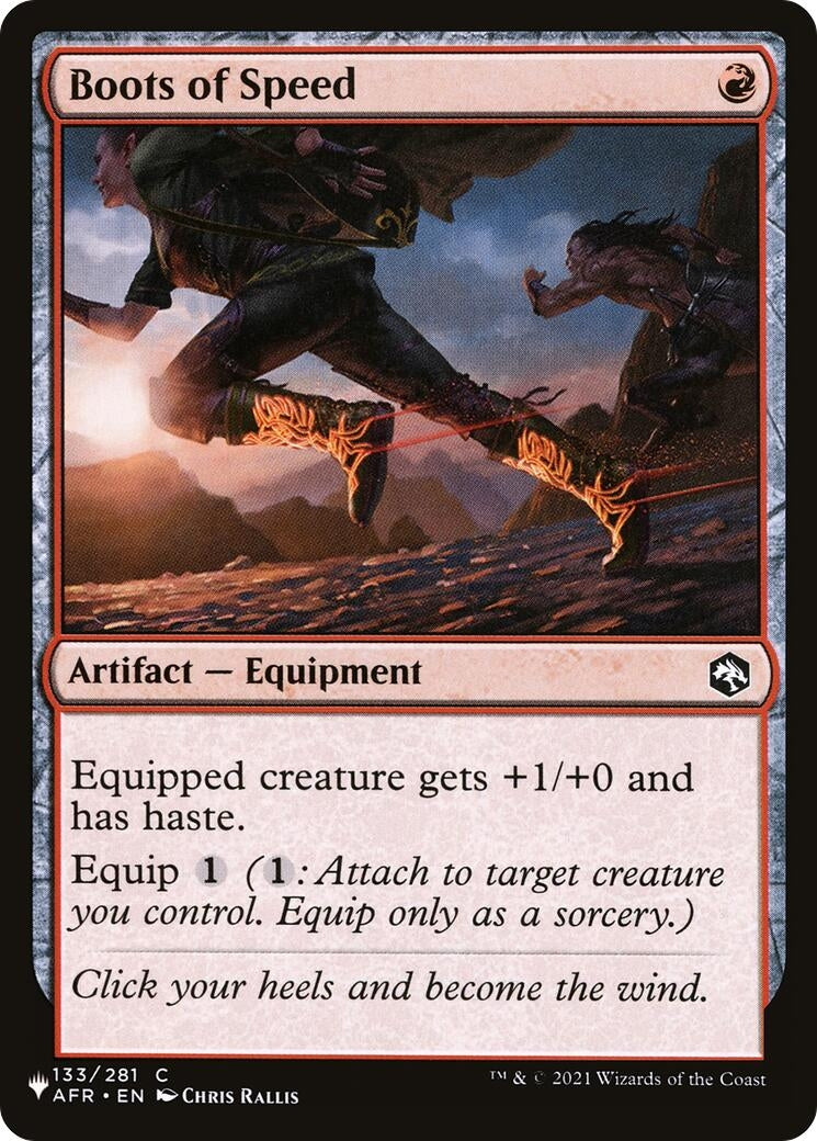 Image for Boots of Speed (The List Reprints) (133/281) - Magic: The Gathering
