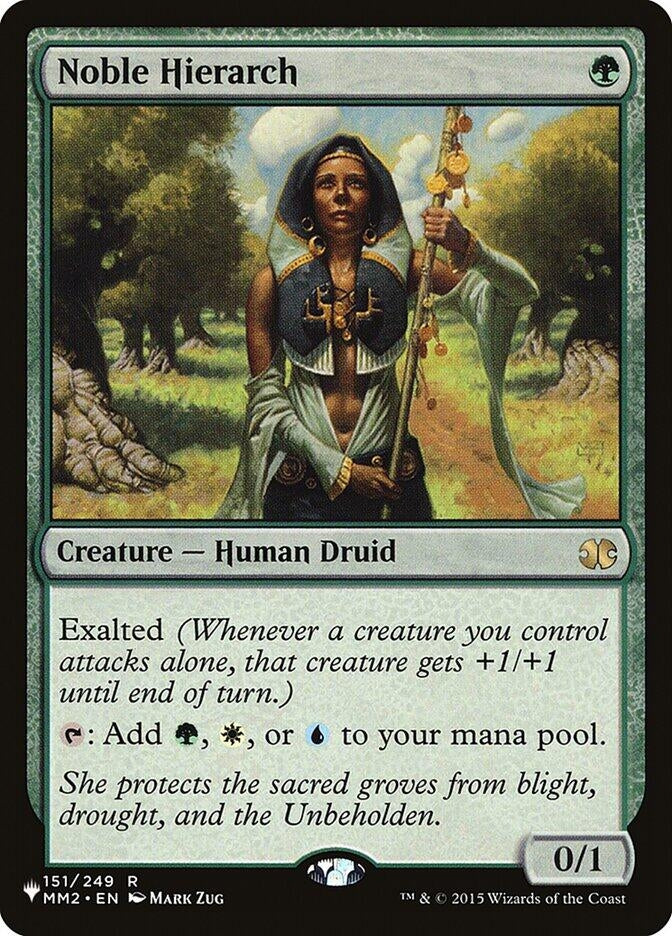 Image for Noble Hierarch (The List Reprints) (151/249) - Magic: The Gathering