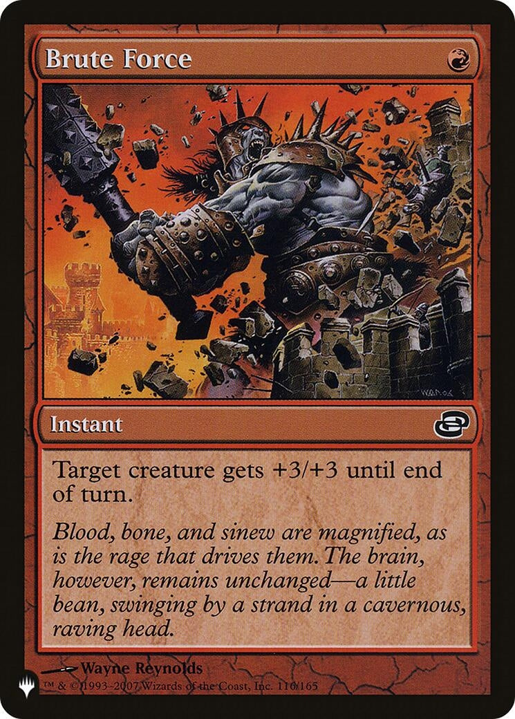 Image for Brute Force (The List Reprints) (116/165) - Magic: The Gathering