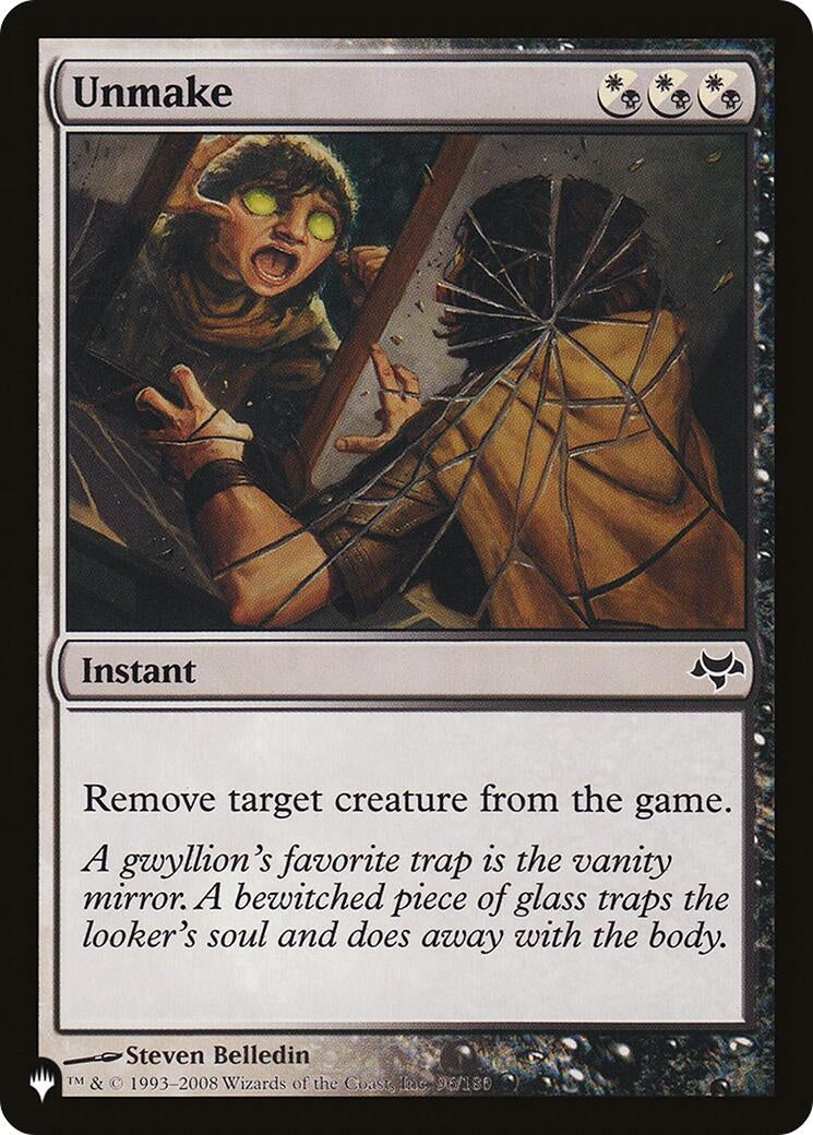Image for Unmake (The List Reprints) (96/180) - Magic: The Gathering