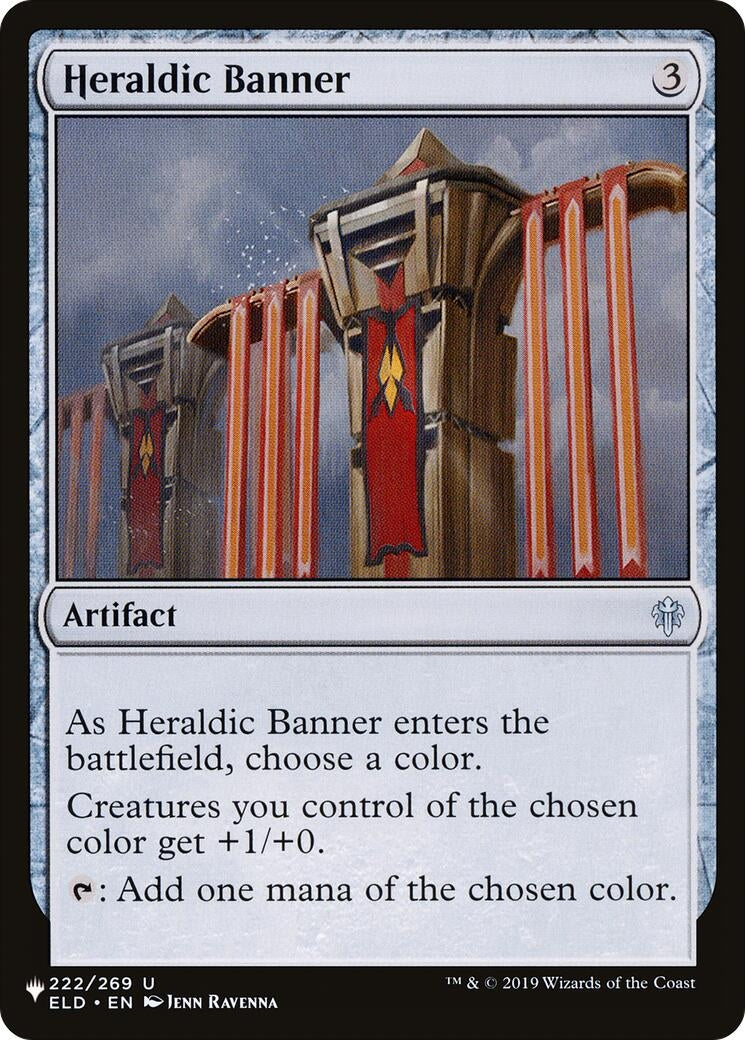 Image for Heraldic Banner (The List Reprints) (222/269) - Magic: The Gathering