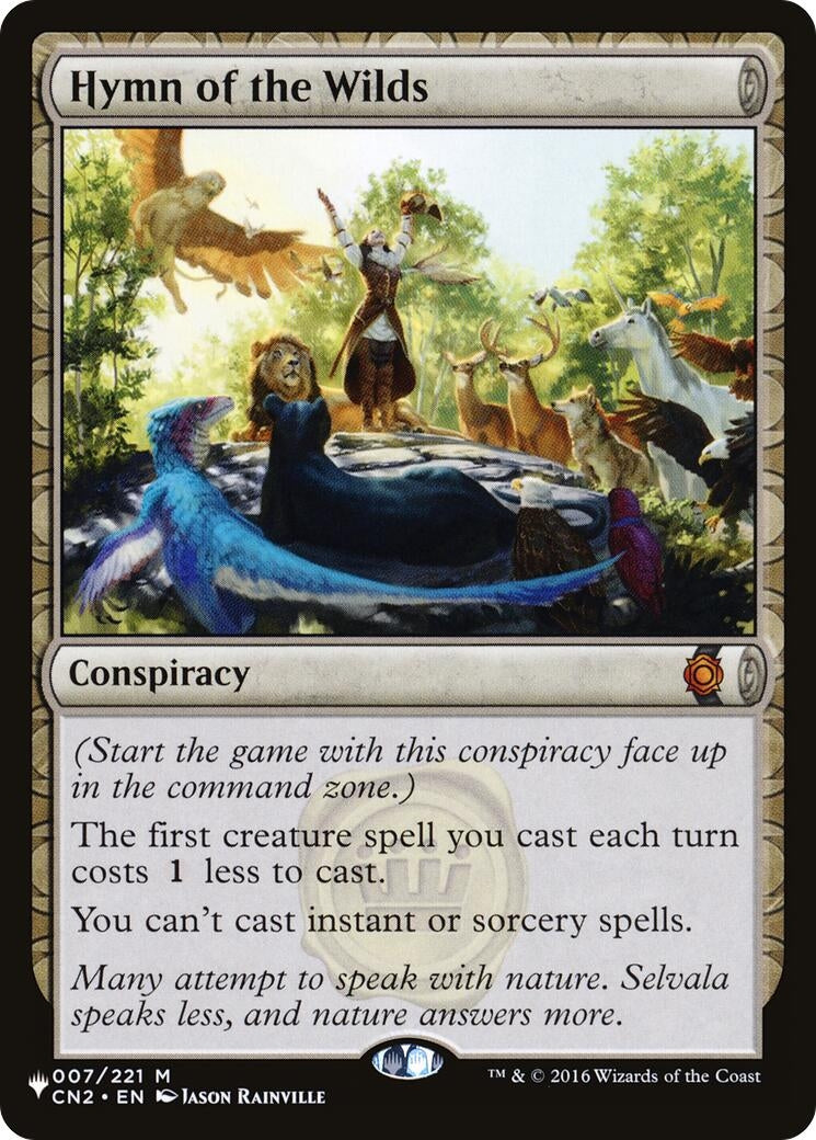 Image for Hymn of the Wilds (The List Reprints) (007/221) - Magic: The Gathering